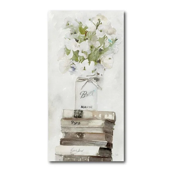 Courtside Market Parisian Pot 4 Gallery Canvas Wall Art, 12x24
