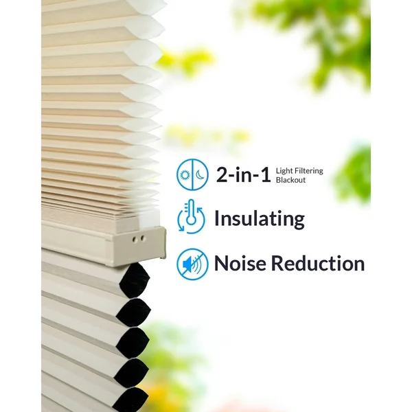 Chicology Day N& Night Cordless Cellular Shades - Fawn - 32x22 x 72x22