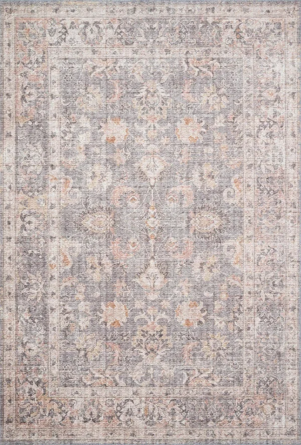 Loloi II Skye SKY-01 Grey/Apricot Rug, 2&6x22x12&0x22 - Runner
