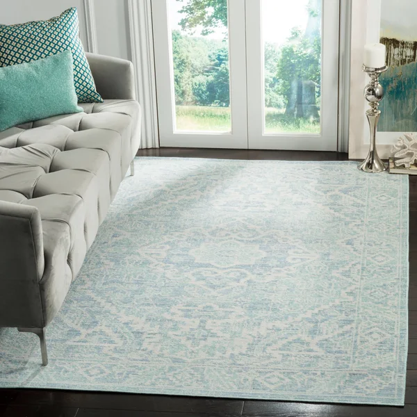Safavieh Windsor Seafoam/Blue 6 ft. x 6 ft. Square Area Rug