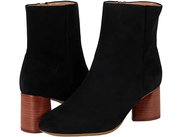 Aerosoles Myla Black Suede - B - Medium, 7