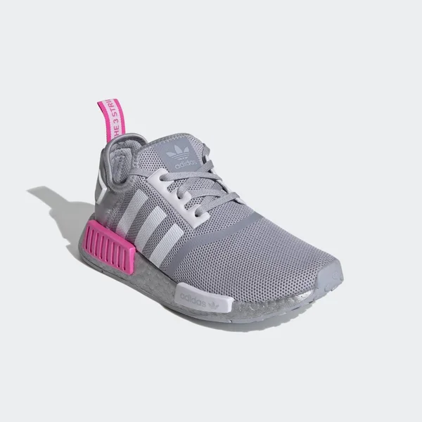 Adidas NMD_R1 Shoes Halo Silver 5.5 Kids - Originals Shoes