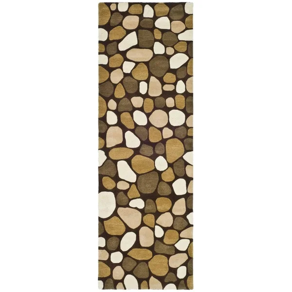 Safavieh Soho SOH814A 3&6x22 x 5&6x22 Dark Brown - Multi Area Rug