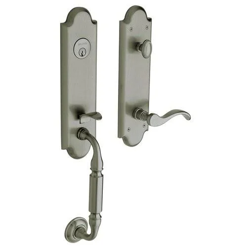 Baldwin 85350.RENT Right Handed Manchester Single Cylinder Handleset - Lifetime Polished Brass
