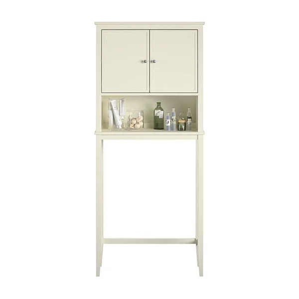 Queensbury 27 in. W Over The Toilet Storage Cabinet in Soft White