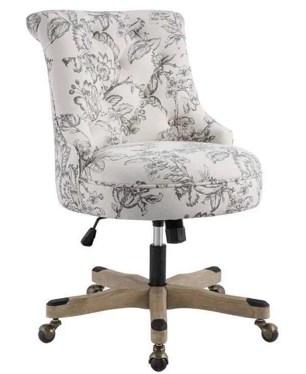 Linon Home Decor Hollyn Office Chair - Gray