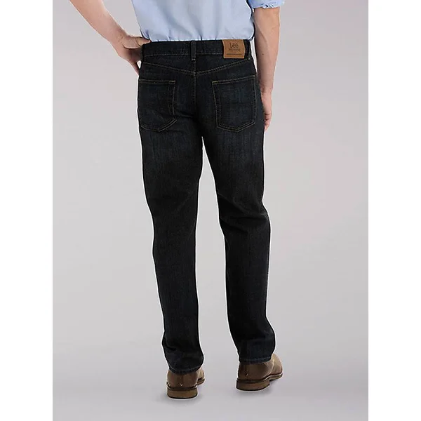 Lee Men's Big & Tall Custom Fit Relaxed Straight Leg Jean