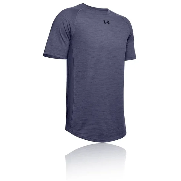 Under Armour Men's Charged Cotton Short Sleeve - Blue
