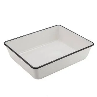 American Metalcraft MRCW12 Endurance Black/White 131 Ounce Bowl