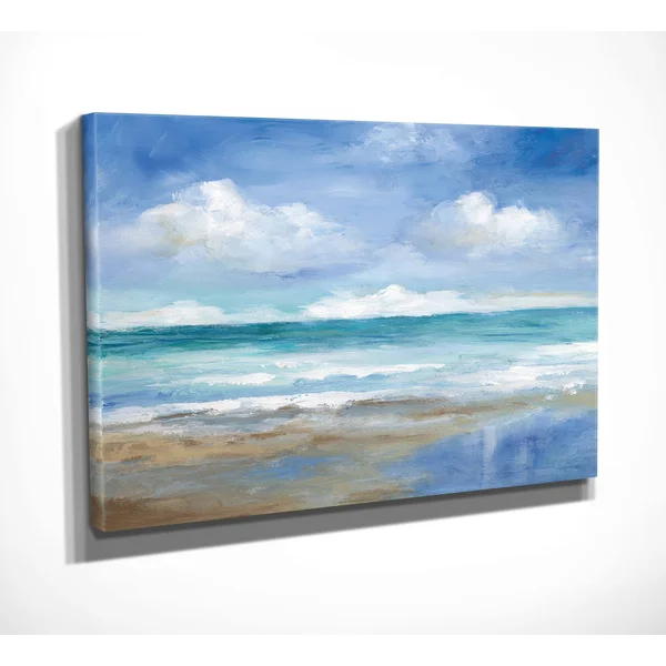 WexfordHome &Washy Coast II& by Nan Painting Print on Wrapped Canvas Size: 30x22 H x 40x22 W x 2x22 D