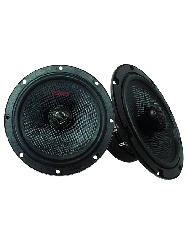 DS18 Z-654, 180W Max 4-Ohm 6.5x22 2-Way Elite Series Coaxial Speaker Set