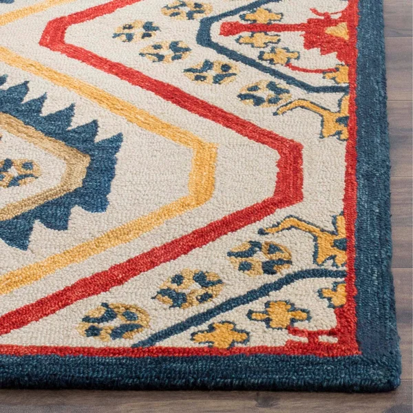 Safavieh Aspen APN701A 2&3x22 x 7&0x22 Runner Ivory - Multi Area Rug