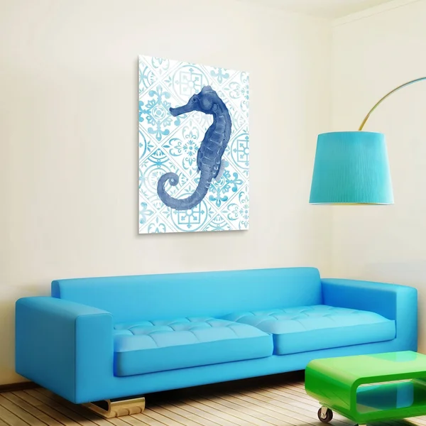 Empire Art Direct Marine Morocco I Frameless Free Floating Tempered Glass Panel Graphic Wall Art - 48 inch x 32 inch x 0.2 inch