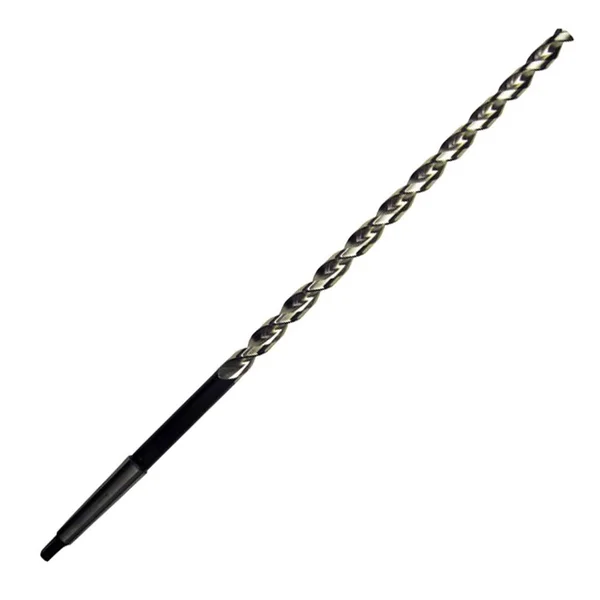 GUHRING 19mm, 2MT 130° Point High Speed Steel Taper Shank Drill Bit - Oxide Finish, 310mm Flute Length, 465mm OAL, Parabolic Flu