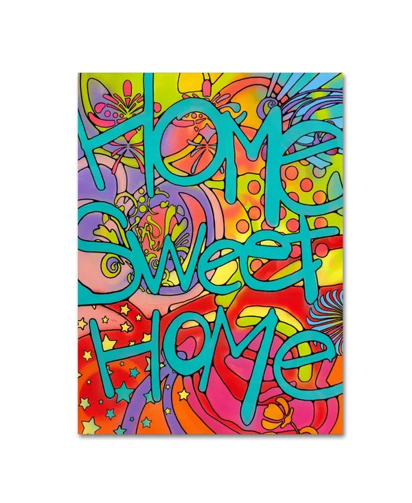 Trademark Art Dean Russo 'Home Sweet Home' Gallery-Wrapped Canvas Art