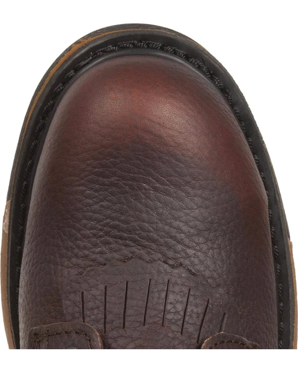 Rocky Original Ride Steel Toe Waterproof Lacer Men's Brown Boot 13 M