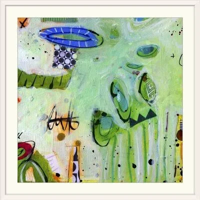 &Ms. Alice and Peep&s Long Story No.9& Gina Cochran Painting Print Great Big Canvas Size: 24x22 H x 24x22 W x 1x22 D, Format: Wh