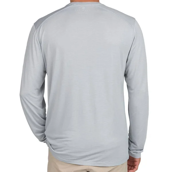 Free Fly Men's Bamboo Lightweight Long Sleeve Sea Glass - S