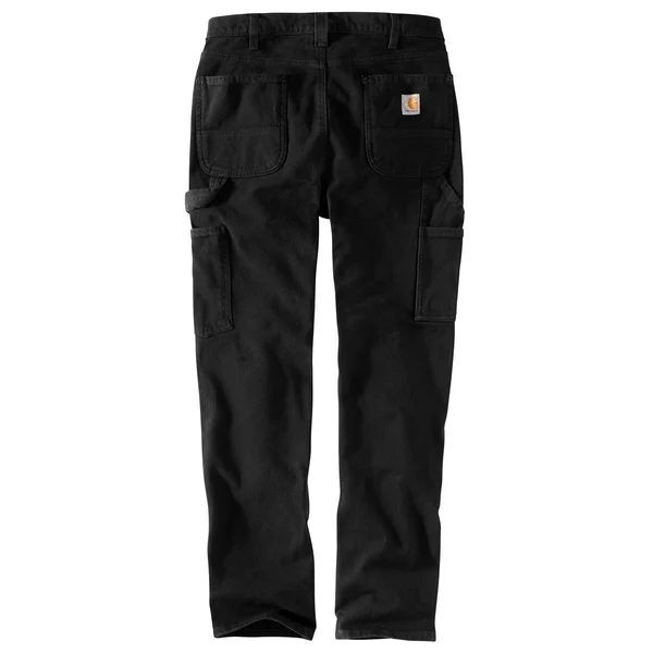 Carhartt Women's Straight Fit Twill Double Front Pant - 2 Tall - Black