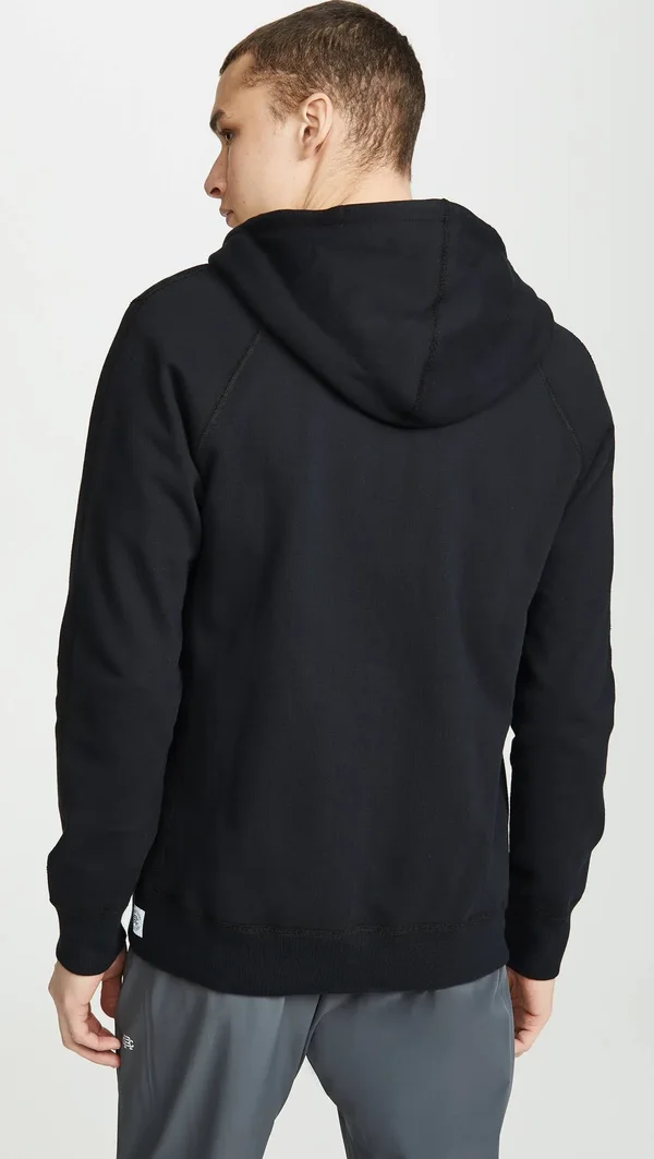 Reigning Champ Full Zip Hoodie - Black - XL - Men