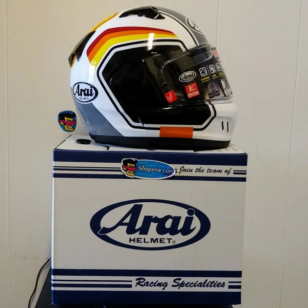 Arai Defiant x Helmet - Number Blue - Large