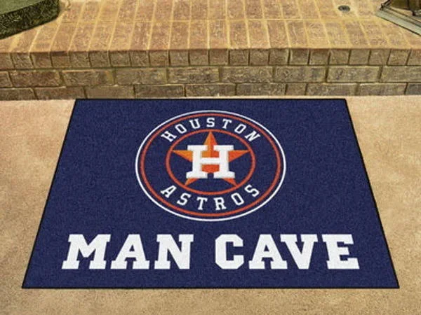 Houston Astros Man Cave Tailgater Rug