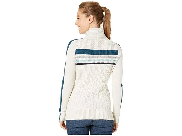 Smartwool Dacono Ski Sweater Women's - Moonbeam Heather, S