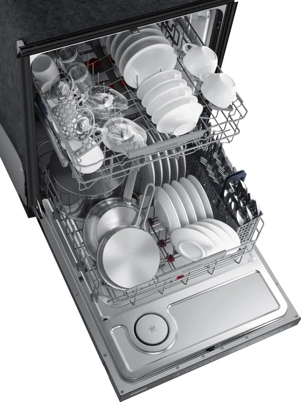 Samsung Black Stainless Dishwasher (DW80J7550UG)