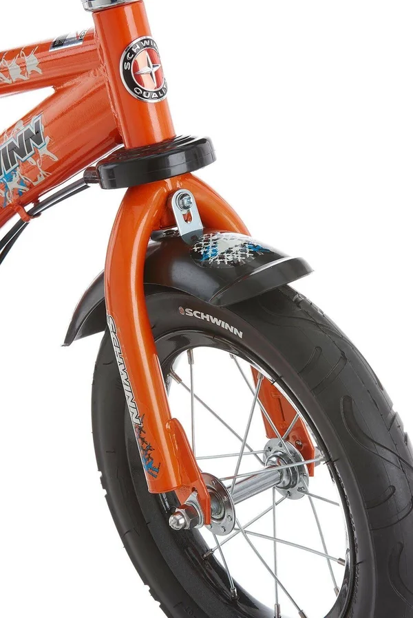 Schwinn Boys& 12-Inch Grit Bike, Orange