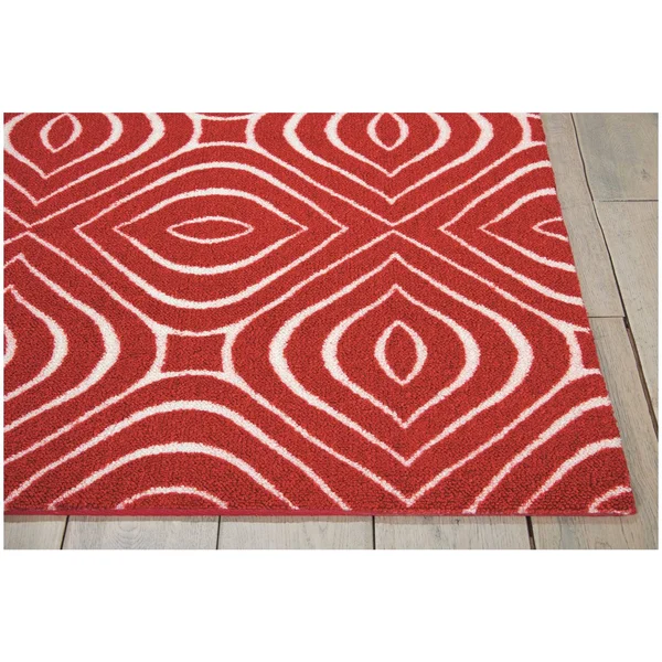 Nourison Enhance Paprika Area Rug - 5& x 7&