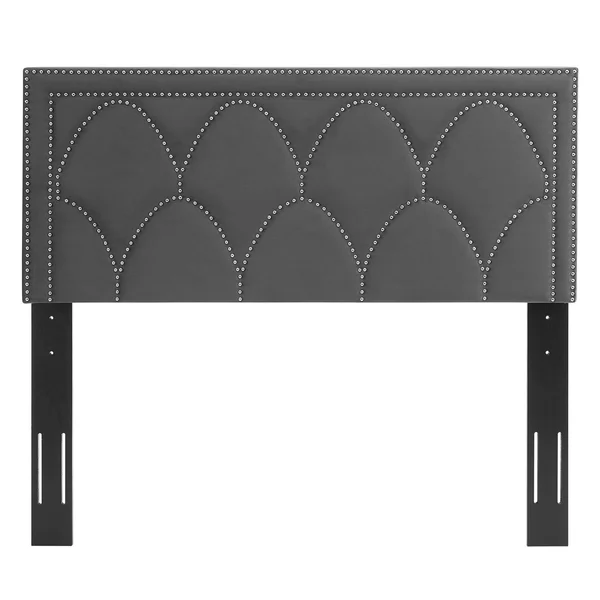 Greta Performance Velvet Full/Queen Headboard Dusty Rose Modway