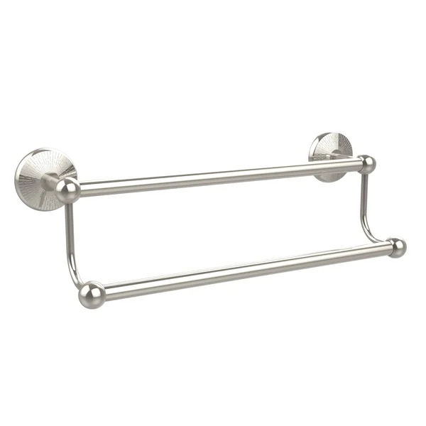 Allied Brass PMC-72/18 Prestige Monte Carlo Collection 18 inch Double Towel Bar, Polished Nickel