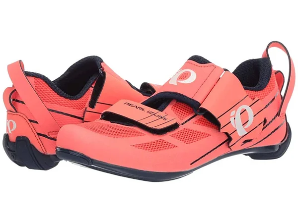Pearl Izumi Women's Tri Fly Select V6 Shoe - Navy/Fiery Coral - 37