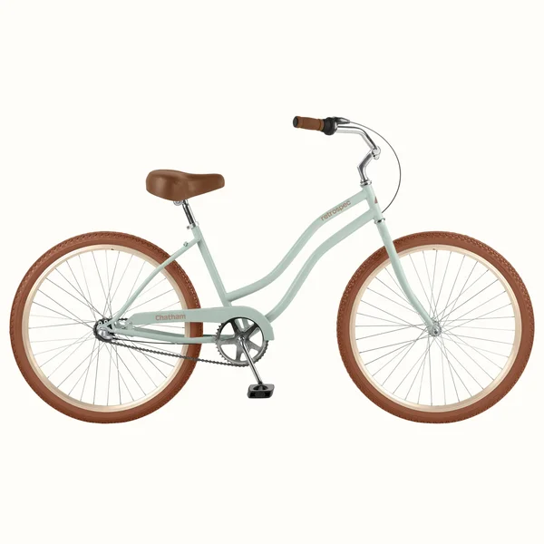 Chatham Beach Cruiser Bike - Step Through 3 Speed Matcha Green, 26x22