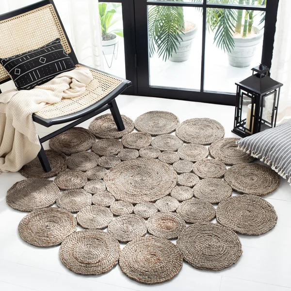 Safavieh Natural Fiber NF363C Rug 8& Round Rug