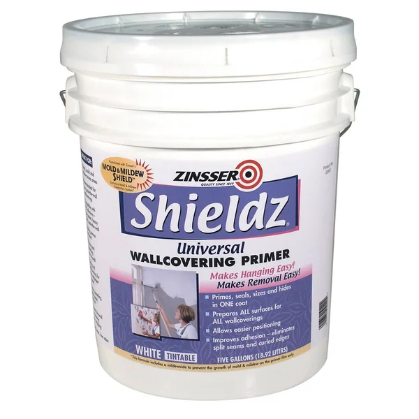 Zinsser Shieldz Universal White Wallcovering Primer 5 Gal