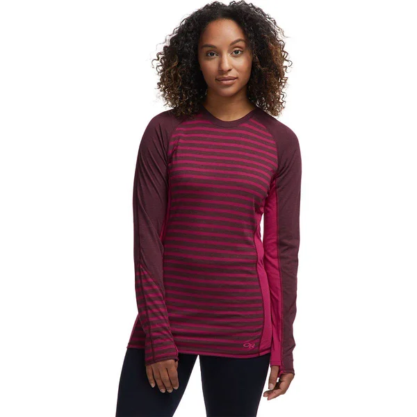 Outdoor Research Women's Enigma Crew - Large - Cacao, Beet