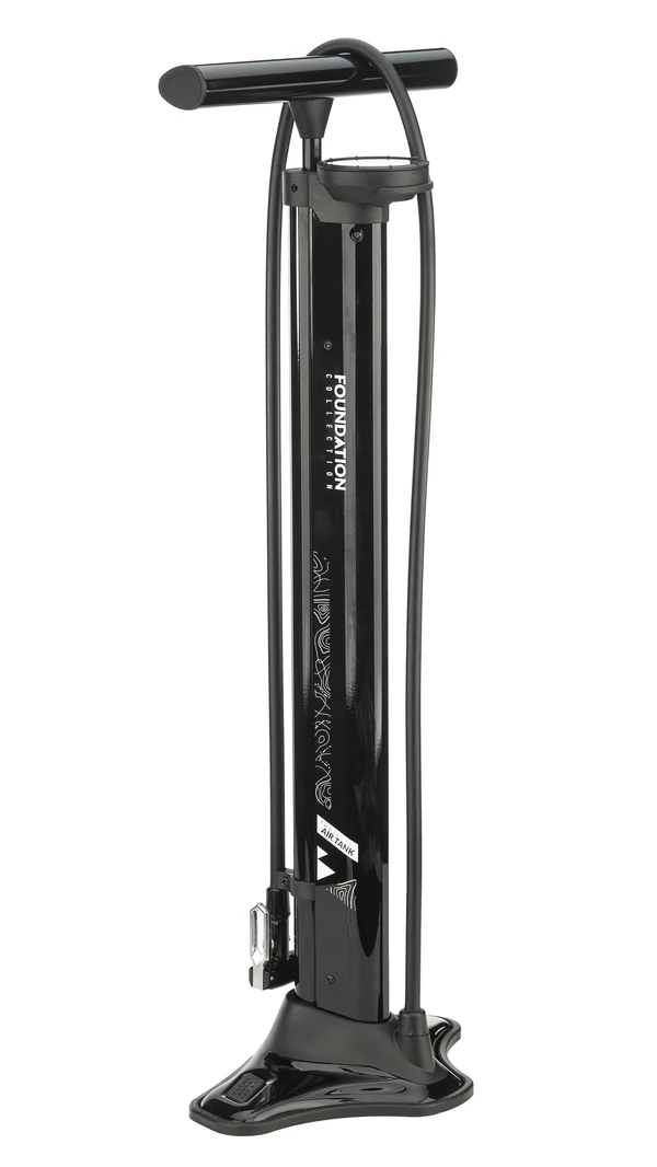 Foundation, Airblast Tubeless Floor Pump Alloy Barrel, Twin Valve, 260 PSI