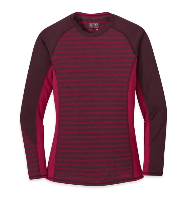 Outdoor Research Women's Enigma Crew - Large - Cacao, Beet