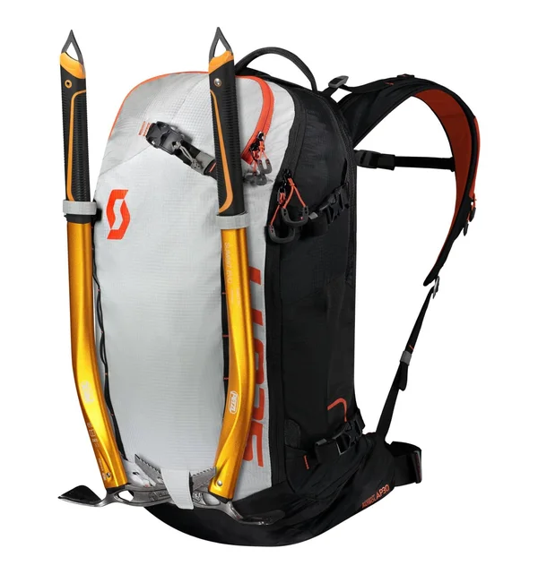 Scott Patrol E1 30 Black - Tangerine AIRBAG Backpack