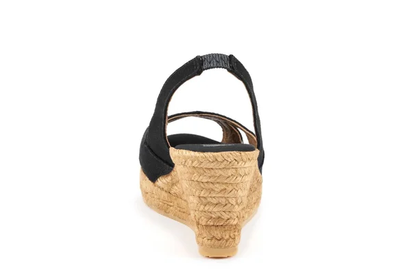 Calella Women's Slingback Wedge Espadrille, Viscata 7 US (38EU), Black