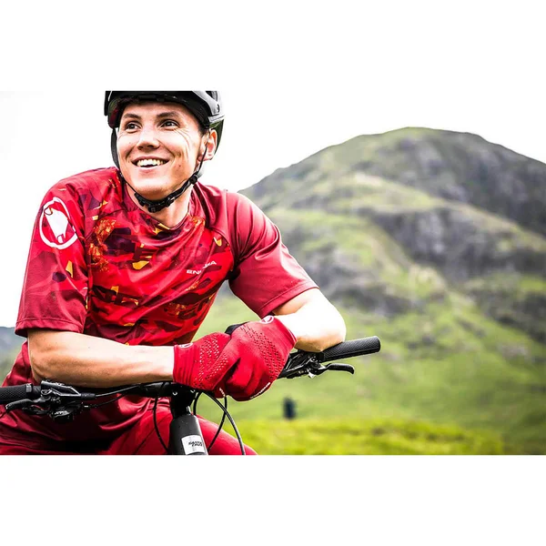 Endura SingleTrack Liteknit Gloves - Red