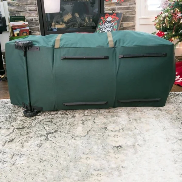 58x22 Green No Drag Big Wheel Christmas Tree Storage Duffel Bag