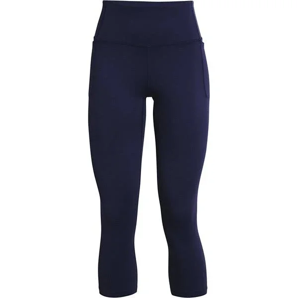 Under Armour Women's Meridian Crop Tapered Leg Athletic Pants - Navy, XL
