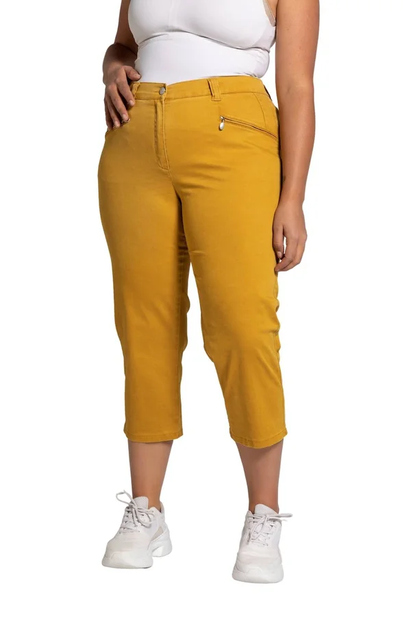 Plus Size Business Pants, Woman, Orange, Size: 32, Cotton, Ulla Popken