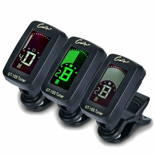 Guitar Tuner Digital Clip-On Tuner for Acoustic Electric Chromatic Bass Violin