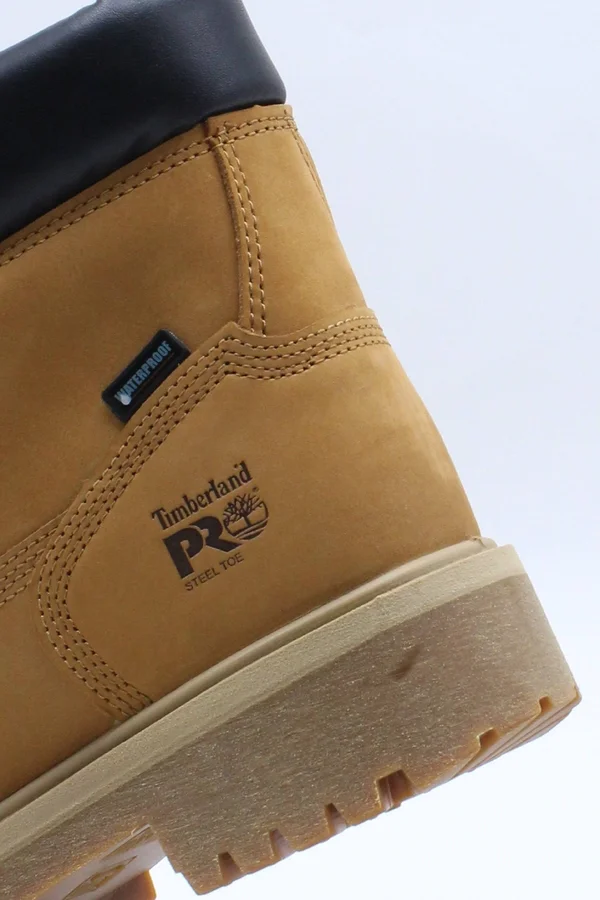 Timberland Pro Men's 6-Inch Direct Attach Waterproof Steel Toe Boots