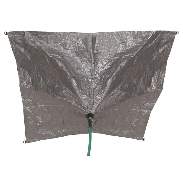 Zoro Select 3zru4 Tarpaulin - Drainage, CutSize10x10Ft, Black