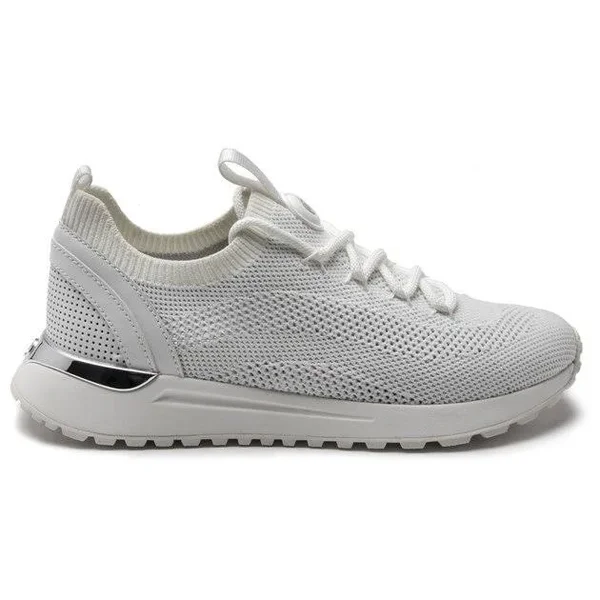 Michael Kors Bodie Soft Knit White Sneakers