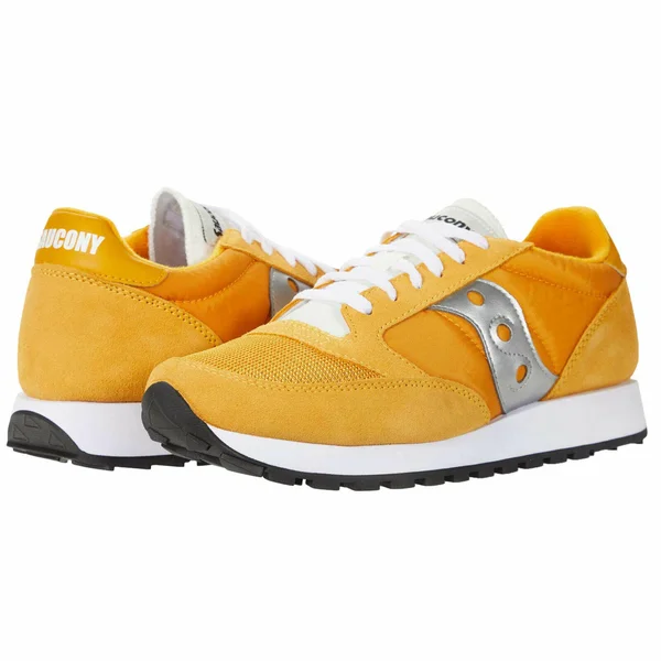 SAUCONY-JAZZ Original Vintage Shoe Men Yellow/White/Silver - 9.5